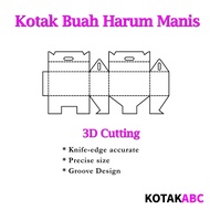 toJ3 20pcs Kotak Diecut Kosong Kotak Buah Harum Manis Kotak Wholesale Penghantaran Kotak Murah Box P