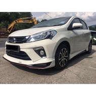 Myvi 2018 gen3 drive 68 front skirt abs material betong bodykit depan sahaja