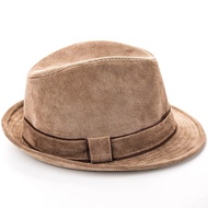 Mũ Bánh Heo Cổ Điển Mũ Phớt Fedora Bằng Len Rộng Vành Màu Đen Cho Nam Mũ Lưỡi Trai Panama Trilby Pan