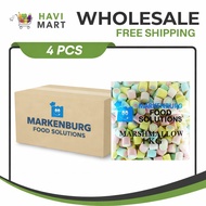 MARKENBURG REGULAR CONCENTRIC MARSHMALLOWS Candy Toppings 1KG (5 PIECES PER BOX) HMART