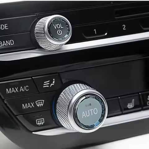 Q2-Car Crystal Air Conditioning Buttons Switch Cover Trim For-BMW 5 6 7 Series GT/F11/X5/F15/X6/F16/