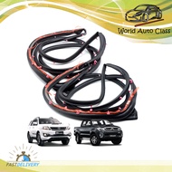 ยางขอบประตู ชุด 2 ประตูหน้า สี Black Hilux Vigo Fortuner Toyota 4 ประตู ปี2005 - 2013 ขนาด 3x2x188 ม