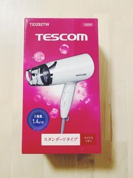 售 - TESCOM 大風量負離子吹風機 TID292TW (二手品)