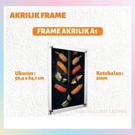 A1 Wall Menu Acrylic Poster Display Frame - A1 Size