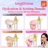 [LIVE EXTRA]Glad2Glow Flawless Glass Skin 2PCS | Perfect Glow Cushion + Serum Spray Hydrates Soothes