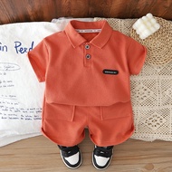 Boys' Polo Shirts Cute Clothing Children's 4-Year-Old Set 5-Year-Old 3-Year-Old Boy's Outfit