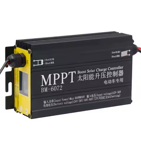 CQMF-BM6072 600W MPPT Boost Solar Charge Controller For 24V 36V 48V 60V 72V Battery System Solar Pan