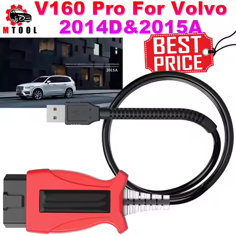 Best Price V160 Pro For Volvo 2014D 2015A Car OBD2 Diagnostic Tool Till Year 2016 for Engine Power t