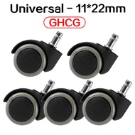HEYMAN Office Chair Caster Wheel IKEA Caster Roller Chair Wheel Swivel Castor Wheel Replacement Game