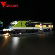 Kit Lampu Led Vonado 60337 Set Blok Bangunan Kereta Api Penumpang Ekspres (Termasuk Model) Bata Main