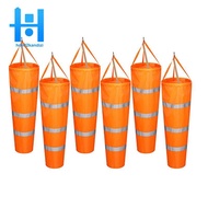 【hon02kandizi.my】6PCS 31.5in Wind sock Rip-Stop Wind Direction Measurement Sock Bag with Reflective 