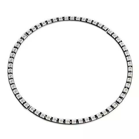 Ring Wall Clock 60 X Ultra Bright WS2812 5050 RGB LED Lamp Panel with Integrated Drivers