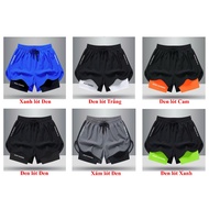 Men's and women's 2-layer sportsShorts, men's swimming trunks, men's running and gym shorts 2in1 hig