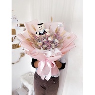 LARGE DRIED FLOWER BOUQUET BUKET BUNGA KERING BESAR FLORIST KOREAN