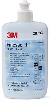 3M 28793 Finesse-It K211 Polish, 8 oz., White