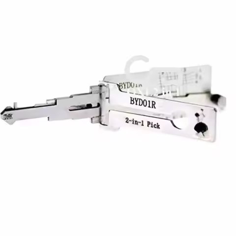 1PCS Tool Lishi 2in1 for BYD01/BYD03/BYD01R/BYD FO/BYD Han /BYD 2 Track /Pick for BYD Han Song L Ten