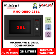 Rubine RMO-OREO-28BL 28L Built-In Microwave Oven With Grill Function