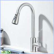 [MUF HJDS NCX 132] Kitchen Faucet Brushed Nickel Hot and Cold Water Faucet Kitchen Sink Faucet Pull-