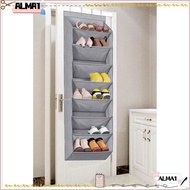 ALMA Shoe Rack, Space Saver Closet Hanger Hanging Storage Bag, Large Deep Pockets Foldable  Fabric Hanging Shoe Organizer Home