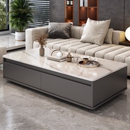 XIAOWWEI Coffee Table for Living Room Home Use 2025 Light Luxury High-End Feel Small Apartment Moder