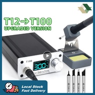 [SG Stock]T100 Soldering Station Adjustable Temperature T12 Smart Welding Station OLED Digital Solde