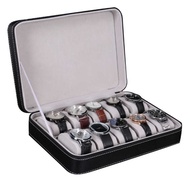 Watch Box Gift Box Leather 10-Bit Watch Storage Box Watch Box Zipper Packaging Box