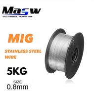 [100% ORIGINAL] MASW 0.8MM 5KG MIG STAINLESS STEEL WELDING WIRE - ER308LSI / ACC128
