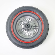 Electric Scooter 8.5 Inch Inflatale Rear Wheel Tire Aluminum Alloy Wheel Hub 110Mm Brake Disk Set for Xiaomi M365 / 1S