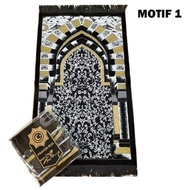 Retail Black Turkish Prayer Rug Kiswah Motif Hajar Aswad - tahlilan - Choose motif 1