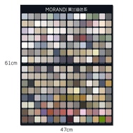 Morandi Color Card CMYK Four Color Model Printing Color Score International Standard Poster Premium 