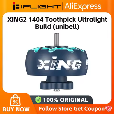 iFlight XING2 1404 3000KV / 3800KV / 4600KV 2S-4S Toothpick Ultralight Build (unibell) motor for FPV