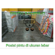 KANDANG AYAM UMBARAN P.150 CM × L.80 CM × T.80 CM TENGARAN GALVANIS