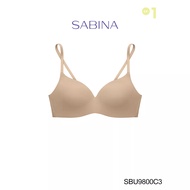 SABINA BRALESS Bra (No Underwire) Seamless Fit Pretty Perfect Model Code SBU9800C3 Dark Flesh Color