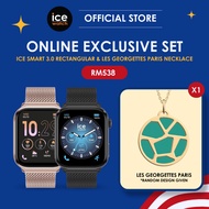 [Shopee Exclusive Set] Ice-Watch ICE smart 3.0 Rectangular 1.78 + Les Georgettes Necklace | GPS | Fi