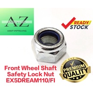 HONDA EX5DREAM110/DREAM110 FI FRONT WHEEL SHAFT SAFETY LOCK NUT