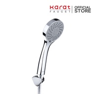 Karat Faucet ฝักบัวสายอ่อนปรับน้ำ 3 ระดับ ขนาด Ø 9.2 ซม. พร้อมสายสแตนเลส 304 รุ่น KS-07-213-50