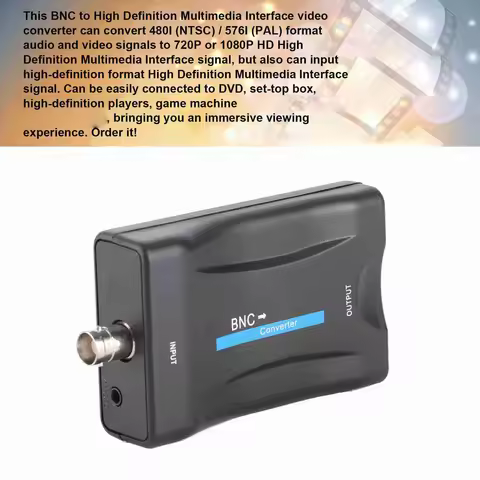 BNC To HDMI 3D Compensation Technology BNC To HDMI HD Converter I2S Technology Low Power Digital Chi