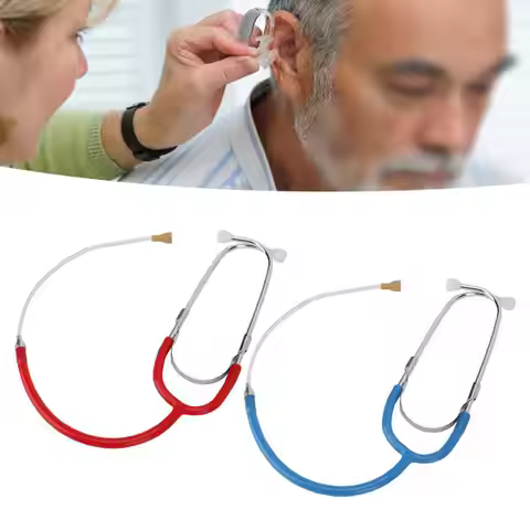 Home Hearing Aid Stethoscope Volume Noise Detection Binaural Earpiece Audition Test Audiphones Steth