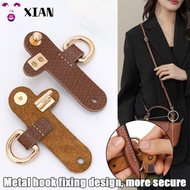 XIANSTORE Genuine Leather Strap, Replacement Shoulder Strap Transformation Buckle, Bags Accessories Punch-free Conversion Hang Buckle for Longchamp
