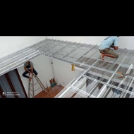 canopy baja ringan atap spandek transparan