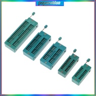 POP 16 20 24 28 40 P Pin 2 54MM Green DIP Test Universal ZIF IC Socket Welding Type