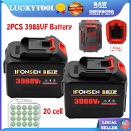 2PCS 3988VF Makita Rechargeable Lithium Battery Electric Drill Battery Lithium Battery For Power Too