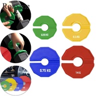 Ronyme 2 Pieces Weight Plate 35mm/1.38in Gauge Easy to Attach Portable Gym Supplies for Kettlebells 