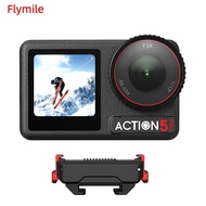 Flymile Camera Adapter Base For DJI Osmo Action 5 Pro/4/3 Magnetic Cold Shoe Gimbal Quick Release Ex