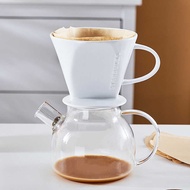 Hand Brew Coffee Filter Cup 4-6 People Coffee Filter Cup Filter Brew Cup Drip Filter Cup Ceramic Bre
