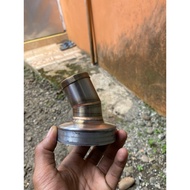 38 and 50 inlet stainless steel exhaust covers for 3 inch exhaust tubes