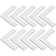10Pcs Aluminium Corner Bracket Carbon Steel Aluminum Extrusion Plate Fasteners 2020 L /T /Cross Type