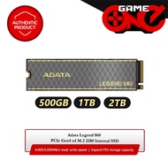 Adata Legend 860 500GB, 1TB, 2TB PCIe Gen4 x4 M.2 2280 Internal SSD