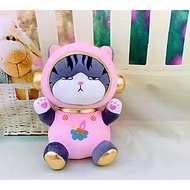 Thú nhồi bông mèo hoàng thượng hoạ tiết galaxy - Size từ 35cm đến 60cm - Quà tặng gấu bông mèo mắt l