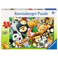 German Ravensburger Puzzle-Cute Animals (35p) RV08794